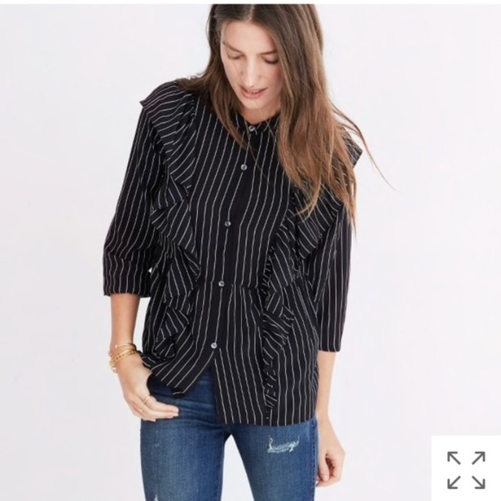 Madewell Alexa Chung Silk Women's Top